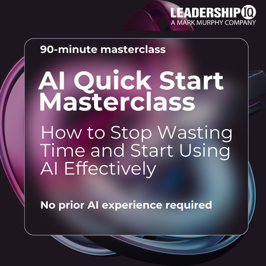 AI Quick Start Masterclass: How to Stop Wasting Time and Start Using AI Effectively